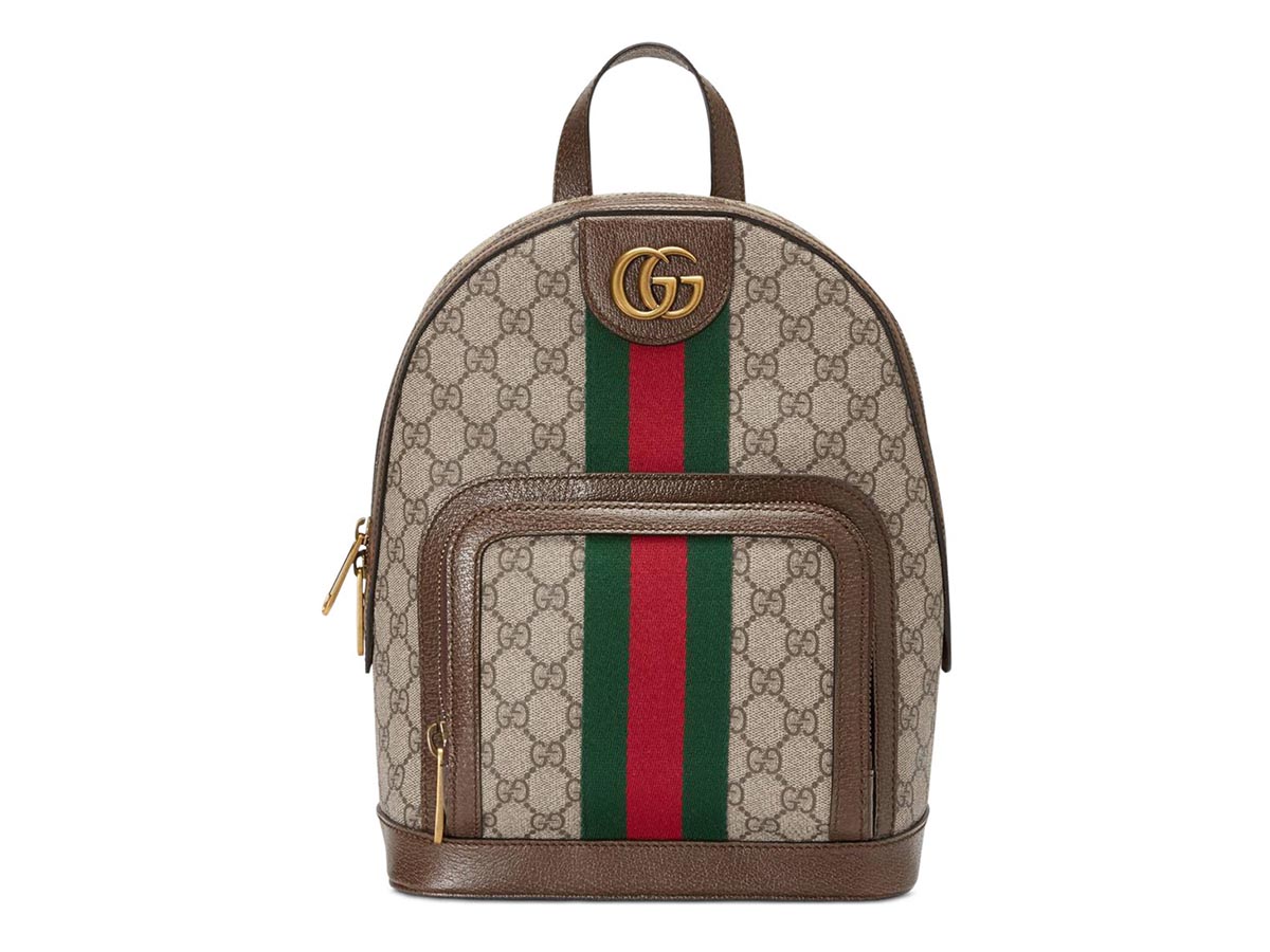 Sasom Bags Gucci Ophidia Backpack Gg Supreme Small Beige Ebony Check The Latest Price Now