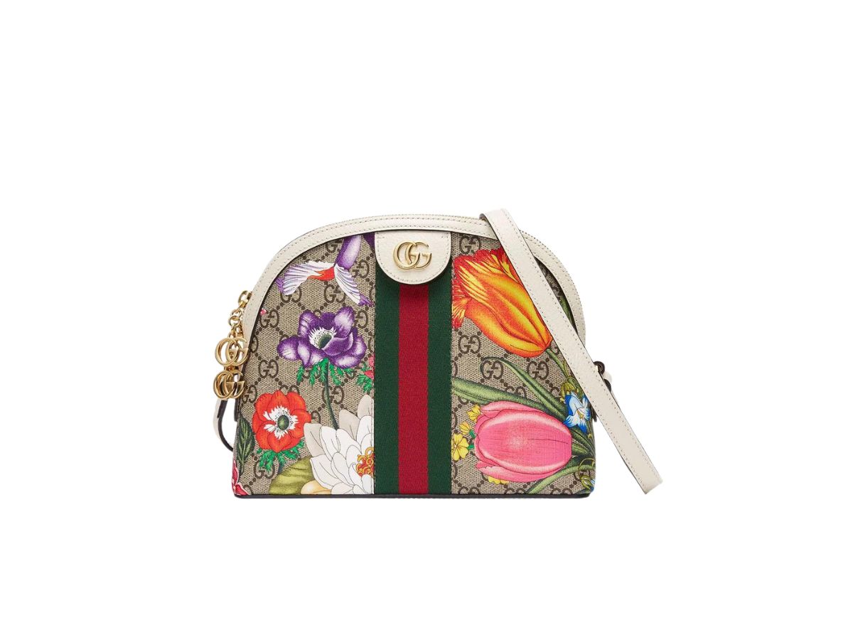 Gucci gg outlet flora shoulder bag