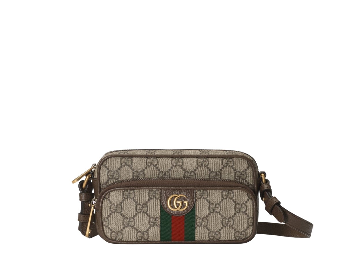 Gucci Ophidia Handbag Small GG Supreme Beige/White in Canvas/Leather with  Gold-tone - US