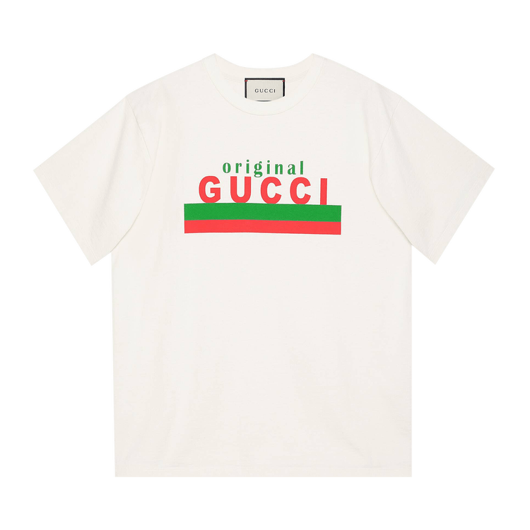 Gucci Original Print Oversize T-Shirt 'White'