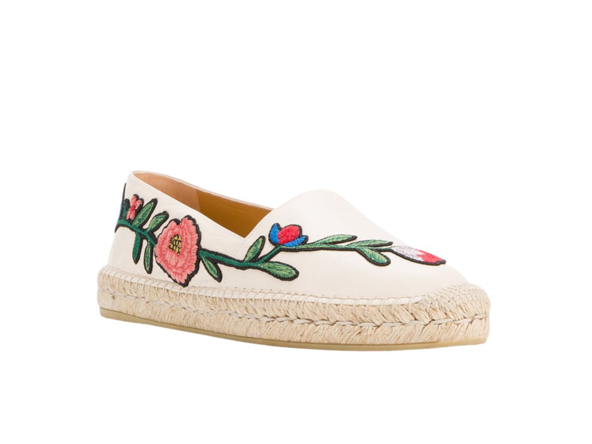 Gucci flower hot sale espadrilles