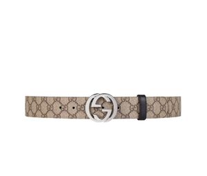 Buy Gucci Reversible GG Supreme Belt Beige Ebony at Sasom – Authentic and Ready to Ship