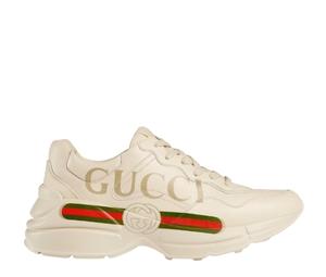 Gucci Rhyton Logo Leather Sneaker Ivory (W)