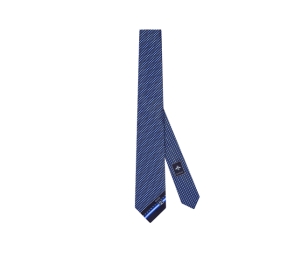 Buy Gucci Silk Tie With Interlocking G Detail In Gucci Interlocking G Stripe Detail-Navy Blue And Green Geometric Silk Jacquard at Sasom – Authentic and Ready to Ship
