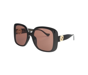 Buy Gucci Sunglasses In Black Frame With Brown Lenses at Sasom – Authentic and Ready to Ship