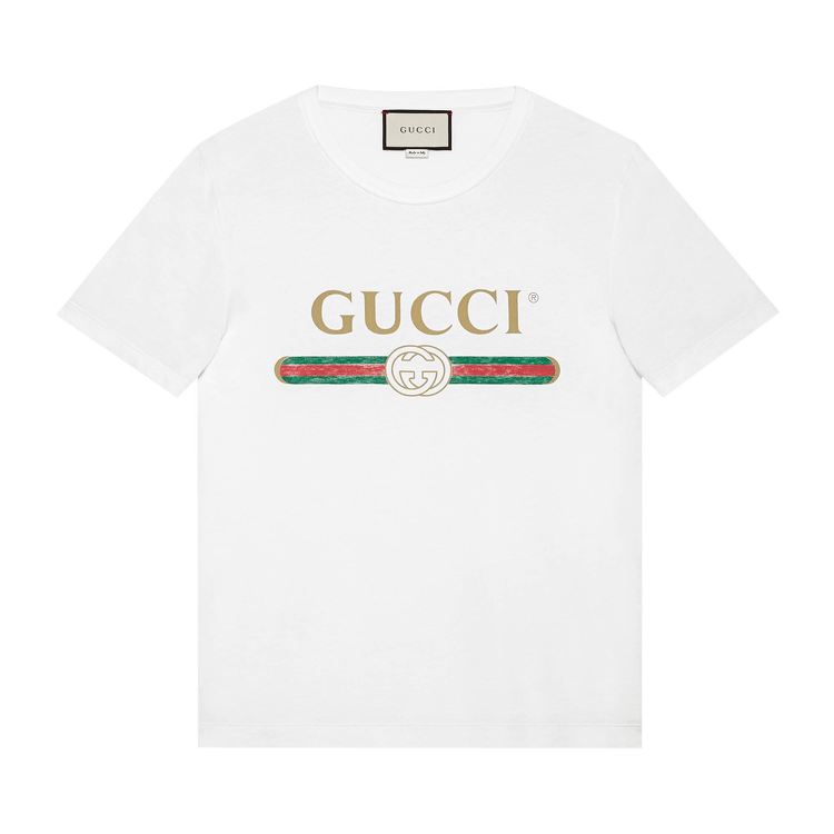 Gucci Washed Jersey Oversize T-Shirt 'White'