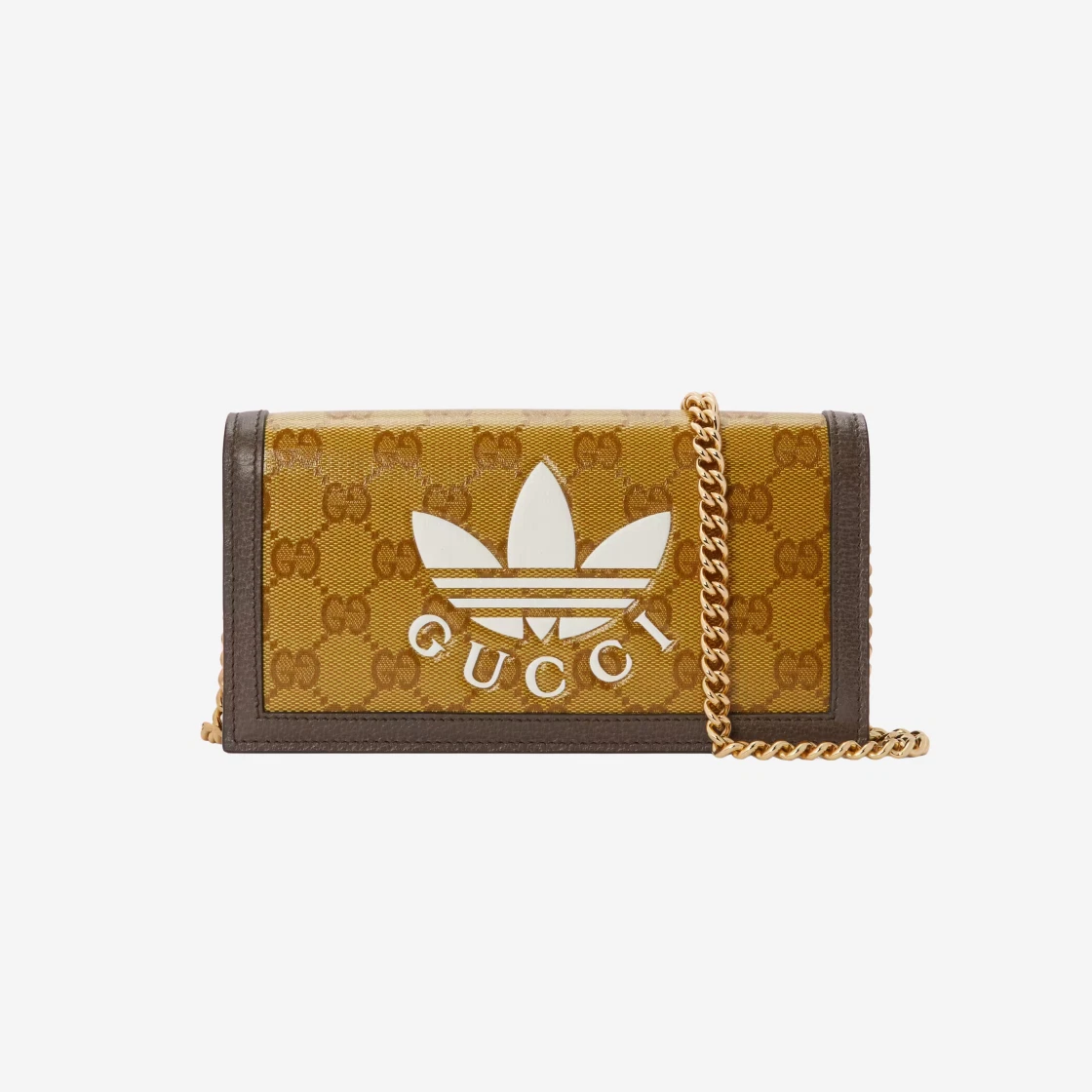 長財布 Gucci x Adidas Chain Wallet Beige Brown ☆Gucci x Adidas☆ Chain Wallet Beige Brown 長財布