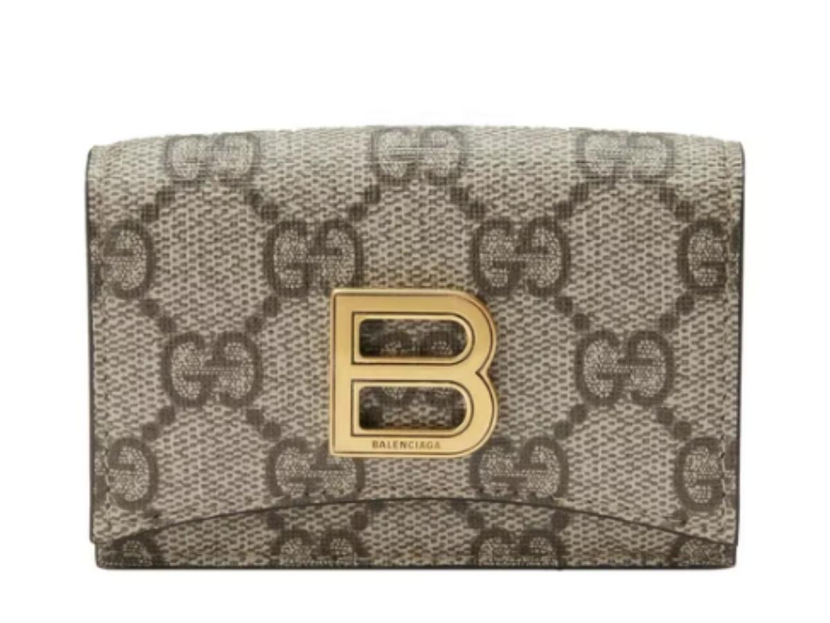 限定コラボ◆送料込【GuccixBalenciaga】HackerCard Case Wallet Gucci x Balenciaga The Hacker Project Card Case Beige in