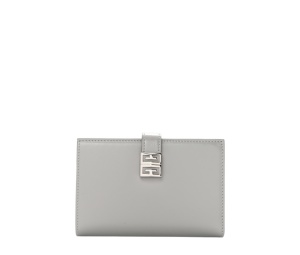 Buy Givenchy 4G Wallet In Cloud Grey Smooth Box Calfskin With Silver Hardware at Sasom – Authentic and Ready to Ship