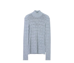 Buy Givenchy 4G Jacquard Turtleneck Sweater Grey (Women's) at Sasom – Authentic and Ready to Ship