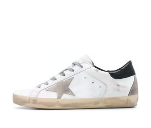 Buy Golden Goose Super-Star Low Top Sneakers - White/Black at Sasom – Authentic and Ready to Ship