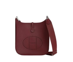 Buy Hermes Evelyne Clemence Bullock Shoulder Bag Rouge Red at Sasom – Authentic and Ready to Ship