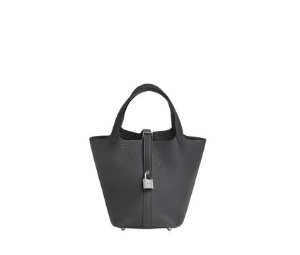 Buy Hermes Picotin Lock Clemence Bullock Bucket Bags Regular Ardoise Slate Gray at Sasom – Authentic and Ready to Ship