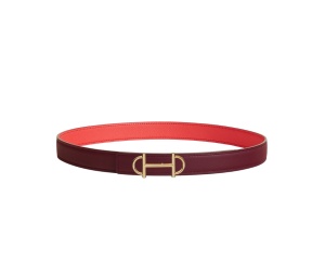 Buy Hermes Gamma Belt Buckle & Reversible Leather Strap 24 MM Bordeaux Rose Texas at Sasom – Authentic and Ready to Ship