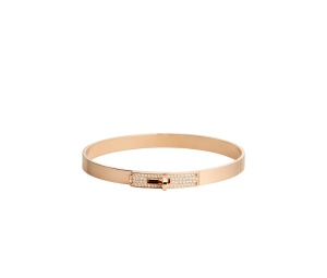 Buy Hermes Rose Gold With Diamonds Bangles at Sasom – Authentic and Ready to Ship
