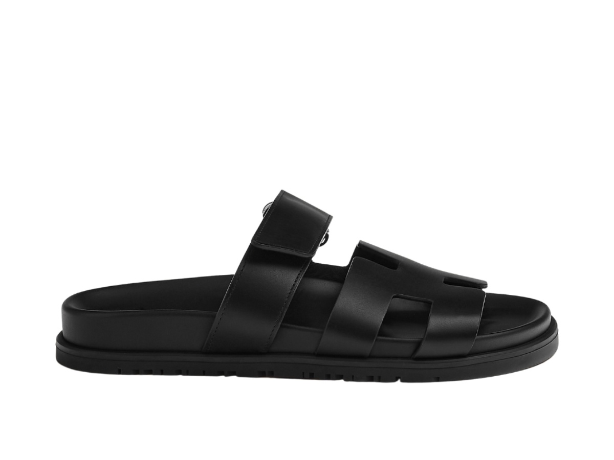 Hermes Chypre Sandal In Calfskin With Anatomical Rubber Sole Hermes Chypre Sandal In Calfskin With Anatomical Rubber Sole
