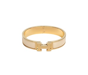 Buy Hermes Clic H Bracelet In Yellow Gold Plated at Sasom – Authentic and Ready to Ship