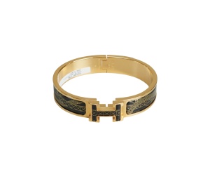 Buy Hermes Clic H Jour De Casting Bracelet Orfèvre Jaune Noir at Sasom – Authentic and Ready to Ship