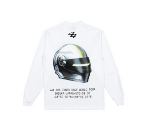 Hajime Sorayama +44 Helmet L/S Tee White (FW23)