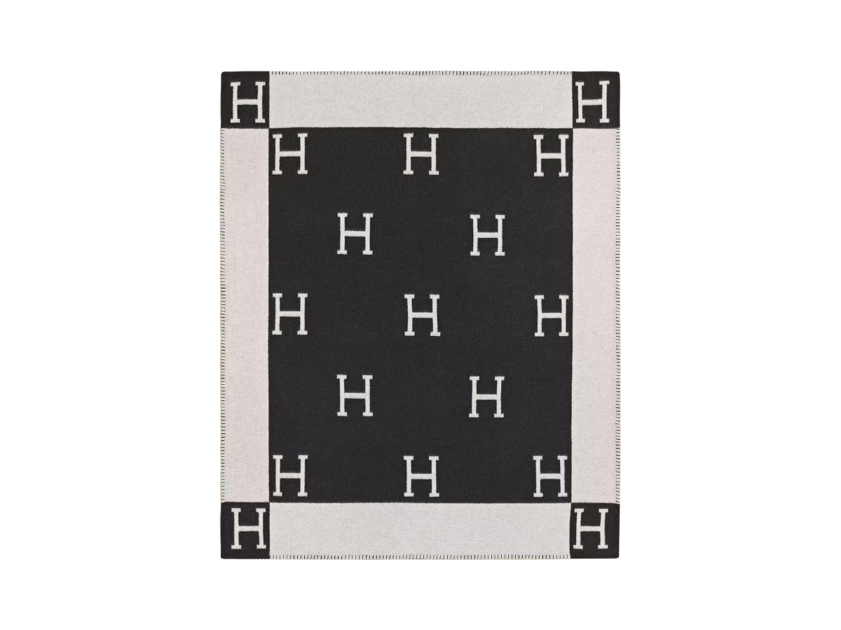 SASOM เครื่องประดับ Hermes Avalon Throw Blanket In Merinos Wool And