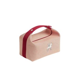 Buy Hermes Bride-A-Brac Cabriole Case Large Model In H Canvas With Embroidered Cabriole Motif Terracotta at Sasom – Authentic and Ready to Ship