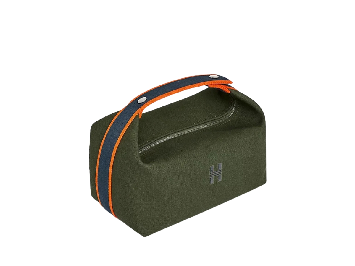 Hermes Bride-A-Brac Case Large Model In Canvas With