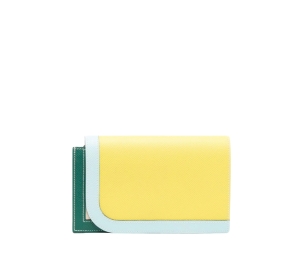 Hermes Camail Continental Wallet In Epsom Leather Vibrant Hues