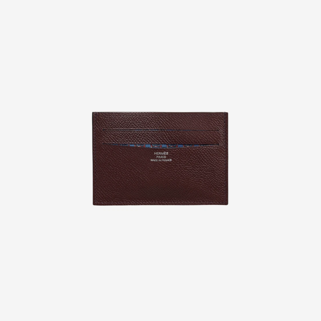 【HERMES】CITIZEN TWILL CARD HOLDER EPSOM HERMES Epsom Citizen Twill Card Case Black 1292677
