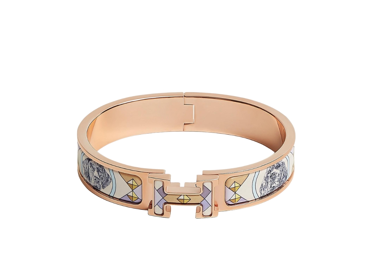 HERMES お洒落 ブレスレット 上品 Clic Clac H Les Mustangs II HERMES お洒落 ブレスレット 上品 Clic Clac H Les Mustangs II