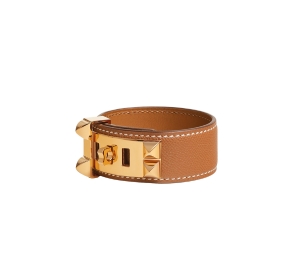 Buy Hermes Collier De Chien 24 Bracelet In Madame Calfskin With Gold-Plated Hardware Gold at Sasom – Authentic and Ready to Ship