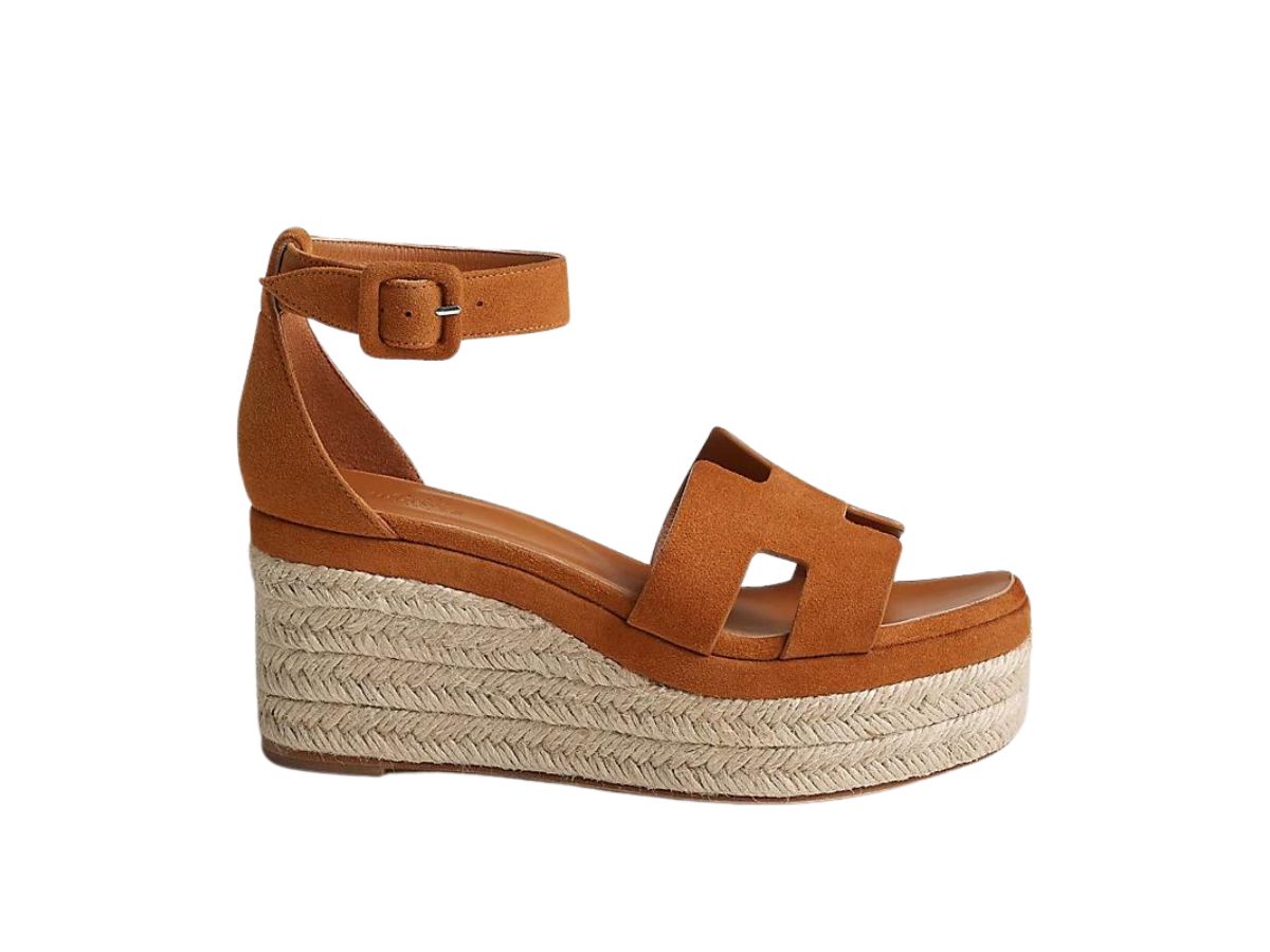 【かわいい/厚底が個性的♪】HERMES Espadrilles Elda Elda espadrille | Hermès Canada