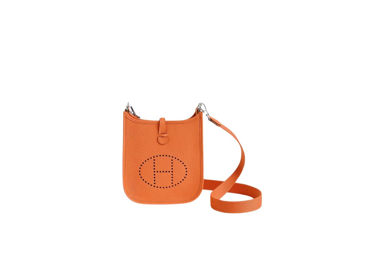 【HERMES】EVELYNE 16 TPM AMAZONE Lime Hermes Evelyne 16 Amazone Bag In Taurillon Clemence Leather