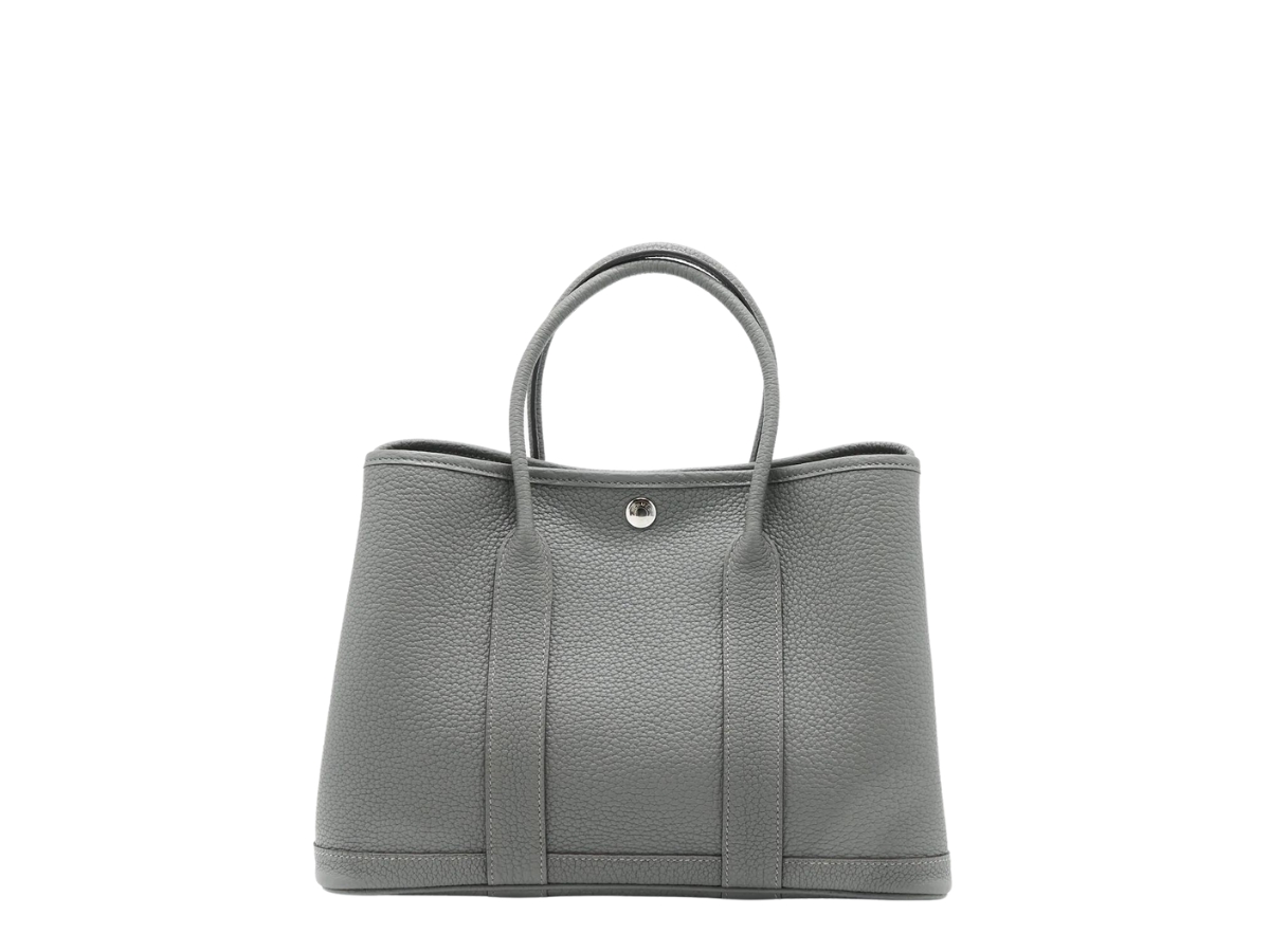 Hermès Garden Party 30 Canvas Black/Gris Meyer – Coco Approved Studio