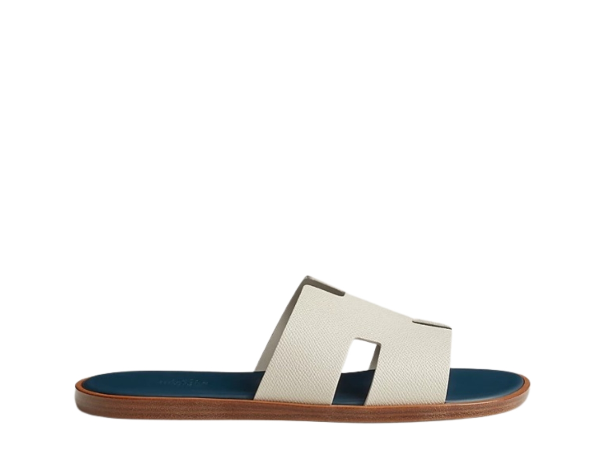Hermes Izmir Sandal In Epsom Calfskin With Iconic H Cut-Out