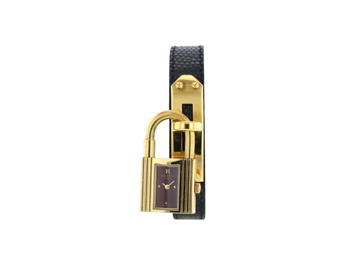 SASOM accessories Hermes Kelly Watch 20 x 20 MM Black Check the