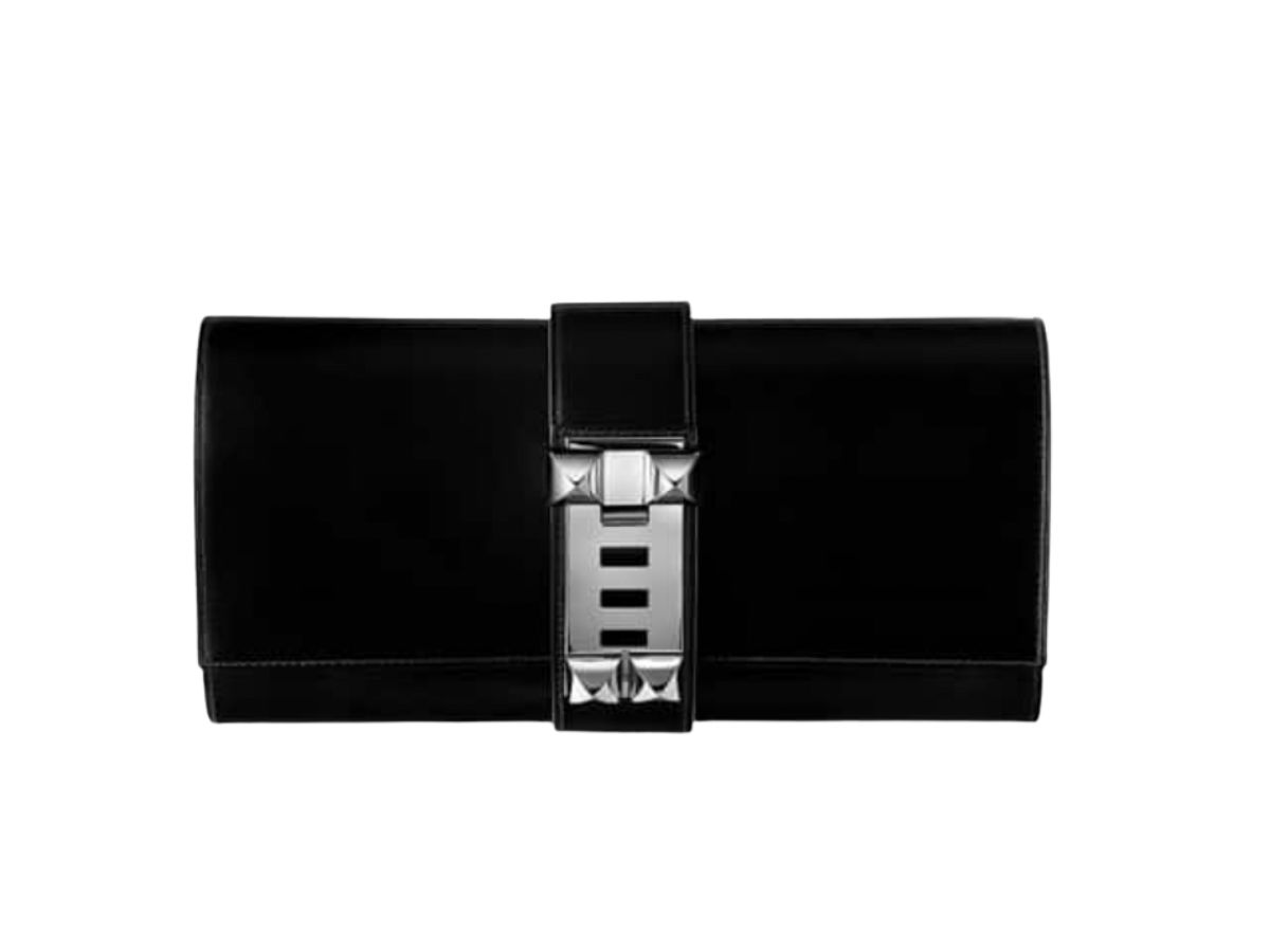 Hermes store black clutch