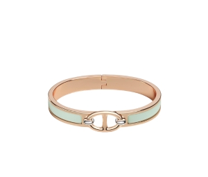 Buy Hermes Mini Clic Chaine d’Ancre Bracelet In Plain Enamel With Rose Gold-Plated Hardware Vert Fizz at Sasom – Authentic and Ready to Ship