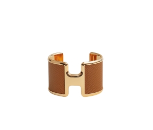 Buy Hermes Olympe Cuff Bracelet In Madame Calfskin With Gold-Plated Hardware Gold at Sasom – Authentic and Ready to Ship
