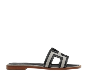 Hermes Oran Sandal Prunoir Canvas - H231095Z - US