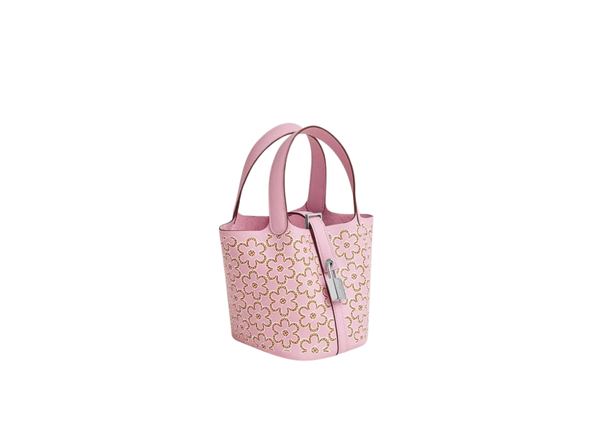 Picotin Micro Hermes Picotin Lock Micro Bag In Lucky Daisy Printed-Swift Calfskin ...
