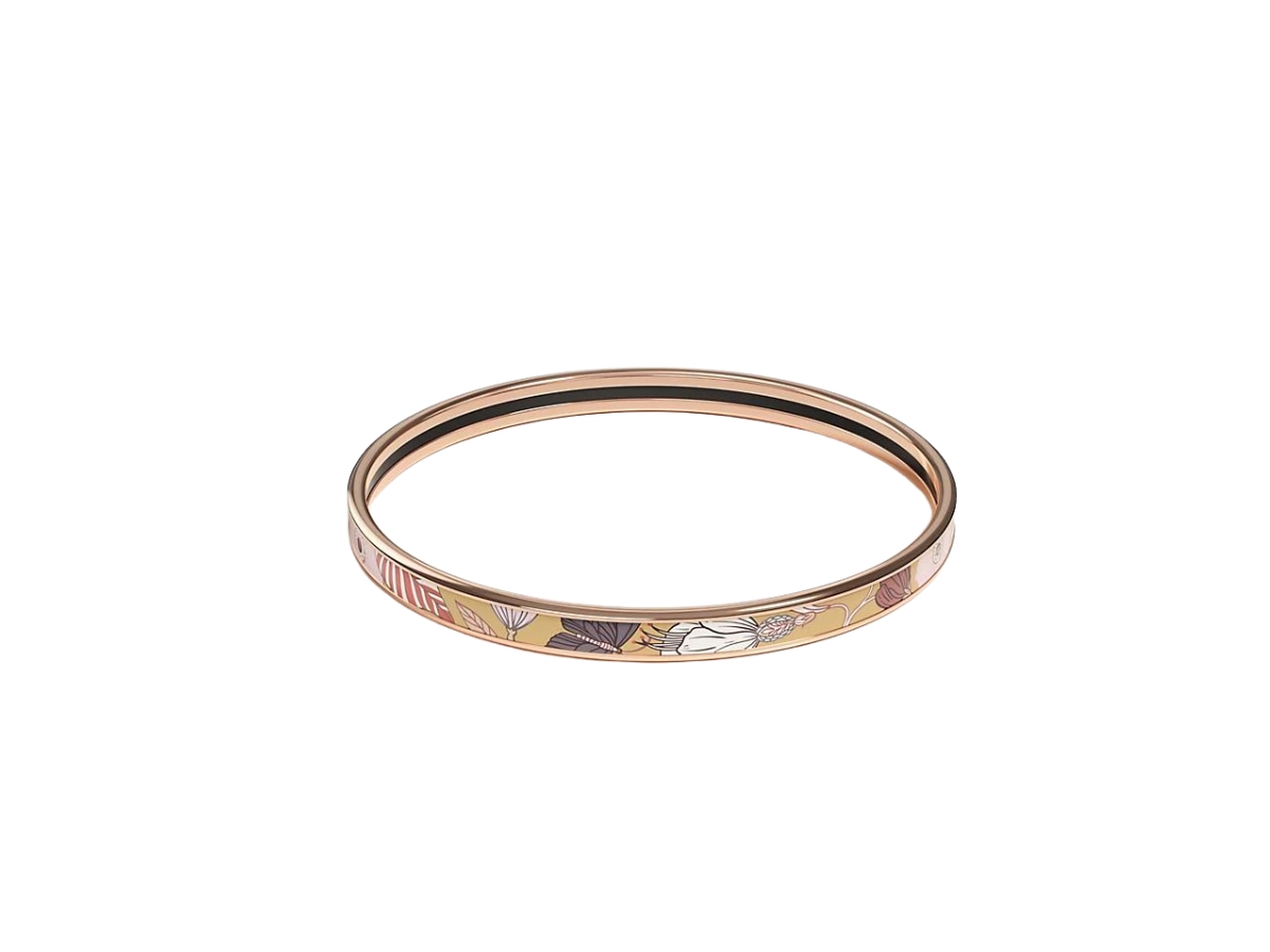 Hermes Precious Paradise Bangle In Precious Paradise Printed 