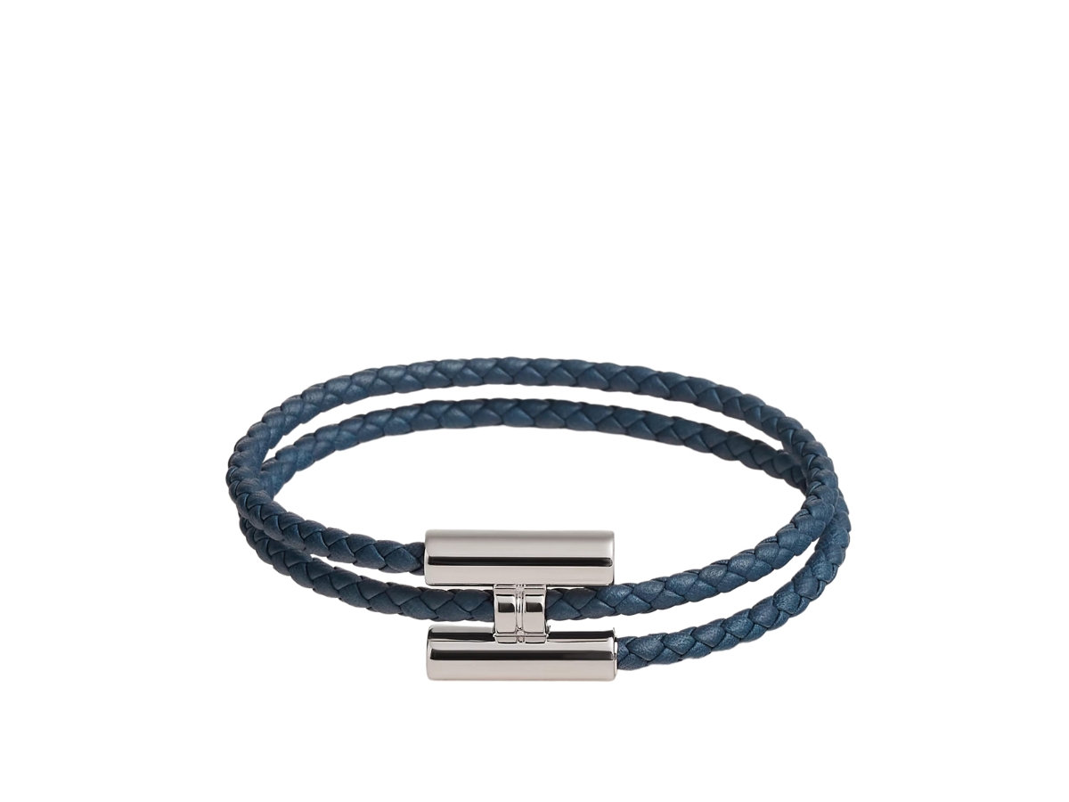 Hermes Tournis Tresse Bracelet In Swift Calfskin With