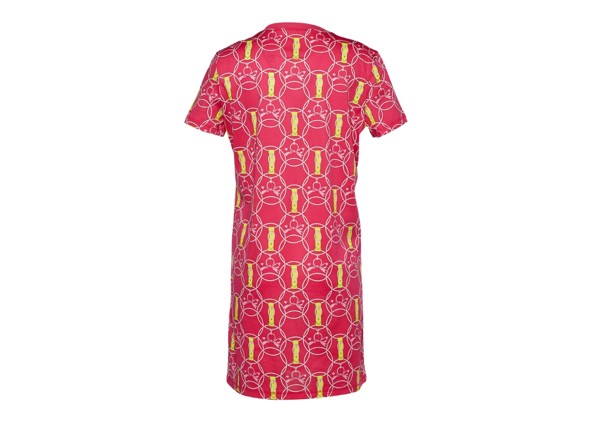 Hermes Hermes Promenade du Matin Print Cotton Shift Dress Pink - view 2