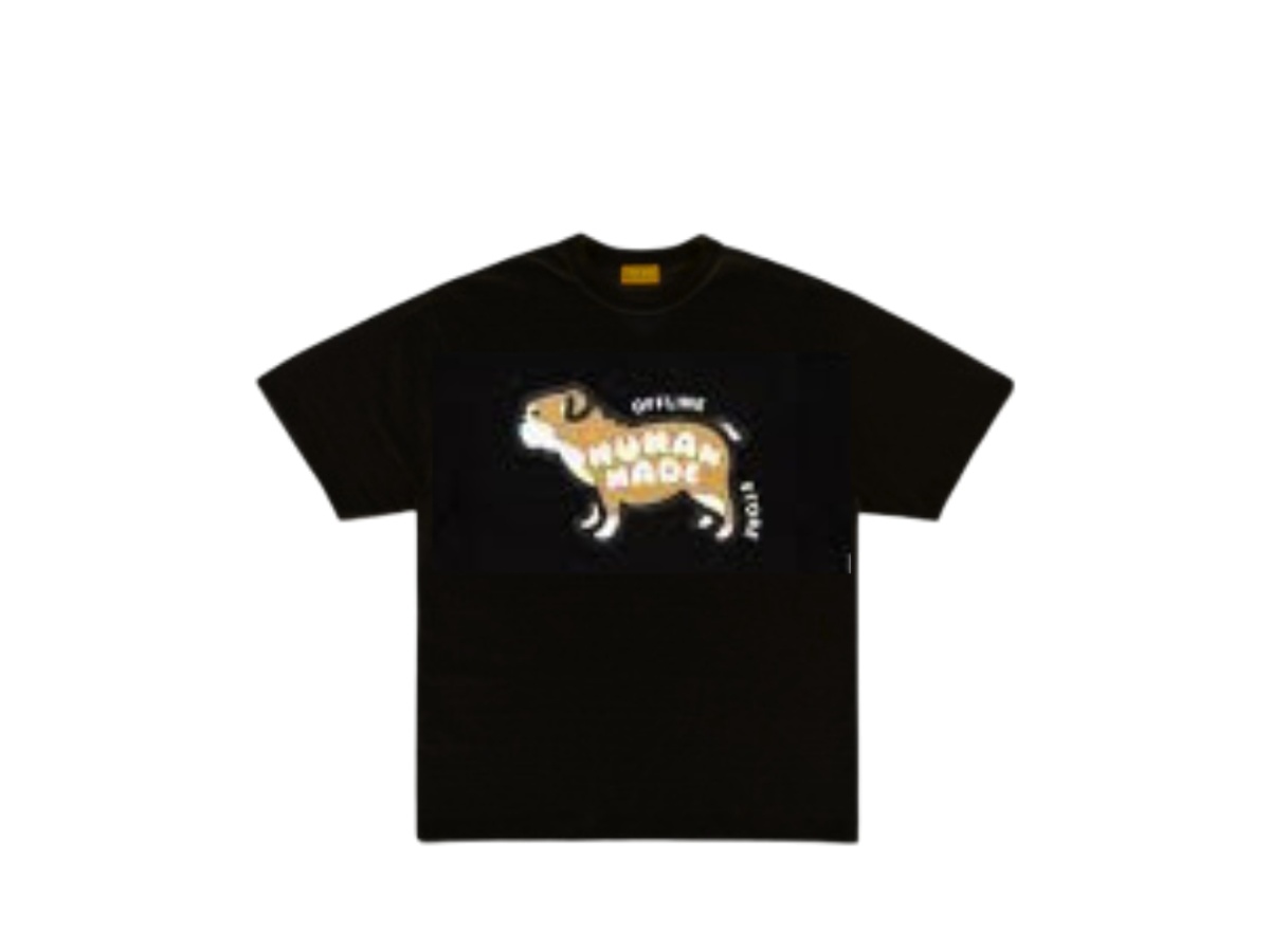 Buy Human Made Animal Graphic T-Shirt Bulldog Black | SASOM