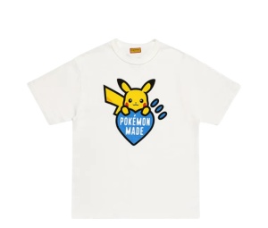 Buy Human Made x Pokemon Pokemon Made Graphic T-shirt White Blue at Sasom – Authentic and Ready to Ship