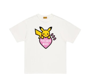 Buy Human Made x Pokemon Pokemon Made Graphic T-shirt White Pink at Sasom – Authentic and Ready to Ship