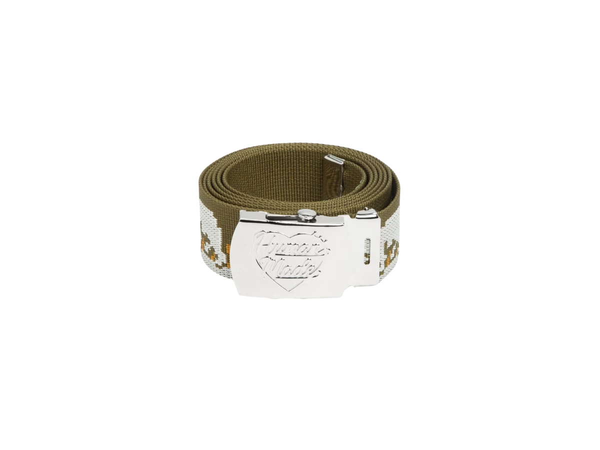 Buy Human Made Jacquard Belt Olivedrab at Sasom – Authentic and Ready to Ship
