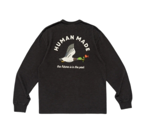 HUMAN MADE 22FW CLASSIC L/S T-SHIRT 黒L Human Made Men's zip-up l/s t-shirt in Black Human Made