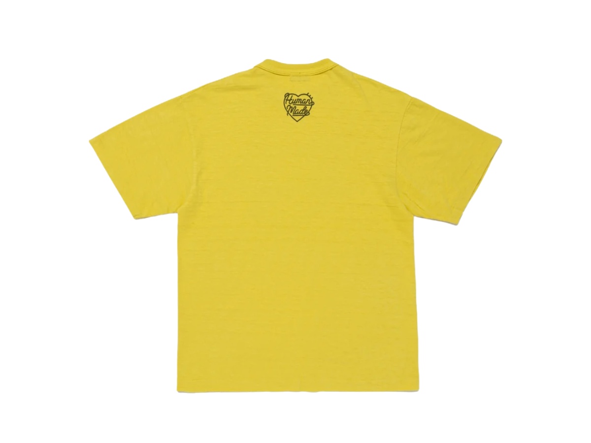 Human Made Color T-Shirt Yellow Shop Authentic at SASOM