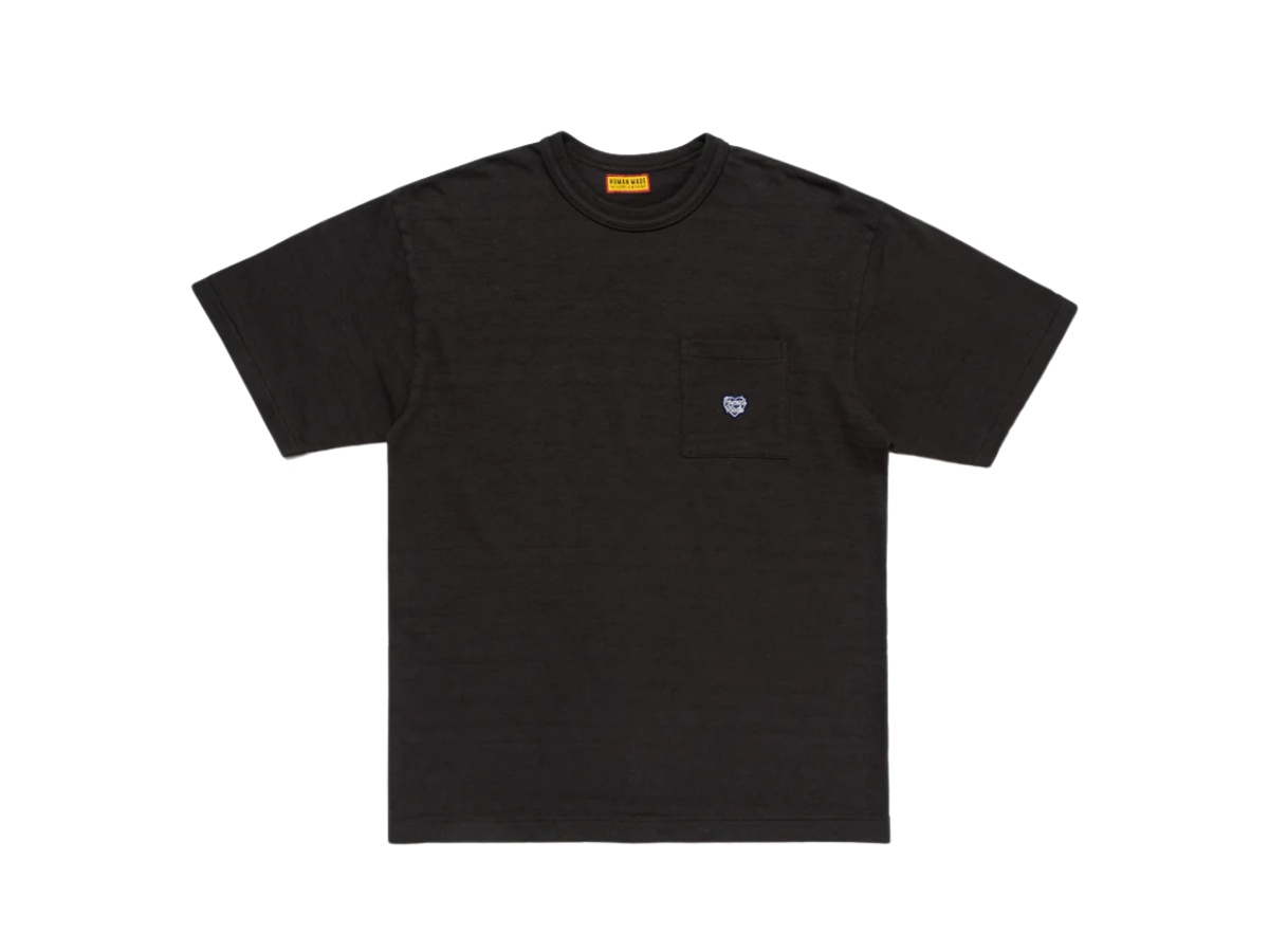 トップス HUMAN MADE POCKET T-SHIRT BLACK Human Made Pocket T-Shirt Black